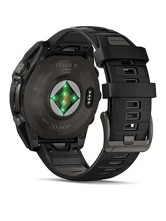 GARMIN | Montre intelligente GPS multisports Fenix 8 Solar Sapphire 47 mm | grau